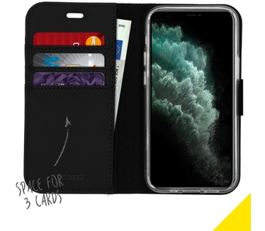 Accezz Wallet Softcase Booktype (IPhone 12 Mini) Zwart