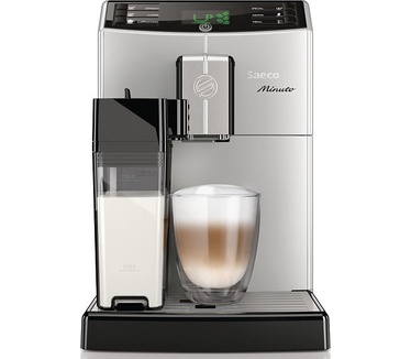 Saeco Minuto One Touch Cappuccino Zilver