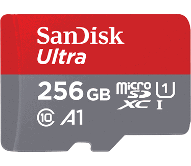 Sandisk Ultra microSDXC Class 10 UHS-I A1 UHS Class 3 256GB