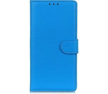 qMust Samsung Galaxy A20 PU Wallet Hoesje - Blauw