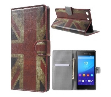 qMust Sony Xperia M5 Wallet Case - hoesje met stand - UK
