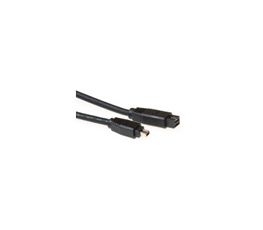 Intronics Firewire IEEE1394B aansluitkabel 9-pin male - 4-pin male