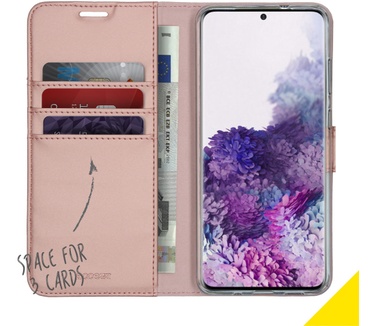 Accezz Wallet Softcase Bookcase Samsung Galaxy S20 Plus - RosГ© Goud (Galaxy S20 Plus) Rosé Goud