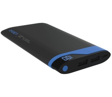 Cygnett ChargeUp Digital 6000mAh (Zwart/Blauw)