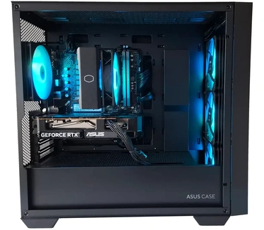 Azerty Gaming Essential Blackwell Powered by ASUS - Ryzen 5 7500F - ASUS GeForce RTX 5060 - 16 GB DDR5 - 1 TB Kingston ssd