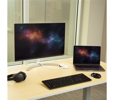 Startech.com USB-C multiport adapter voor Laptops 4K HDMI of VGA GbE USB 3.0 wit / zilver