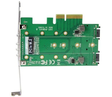 Startech.com M.2 SSD Card 1x PCIe (NVMe) 2x SATA M.2 (PEXM2SAT32N1)