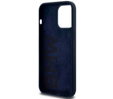 BMW Silicone Back Case - Apple iPhone 15 Pro Max (6.7") - Blauw Blauw