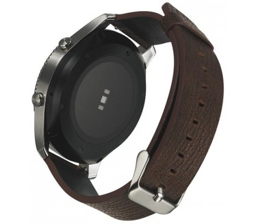 qMust Samsung Gear S3 Lederen Armband Coffee
