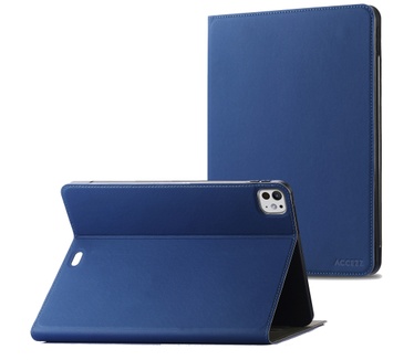 Accezz Classic Tablet Case iPad Pro 13 (2024) M4 - Donkerblauw