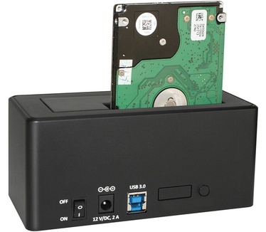 Roline 2,5"/3,5" SATA HDD Docking Station Zwart