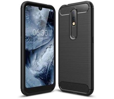 qMust Nokia 4.2 Rugged TPU Case - Zwart