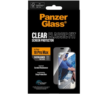 PanzerGlass PanzerGlass® Screen Protector iPhone 18 Pro Max | Classic fit w. EasyAligner