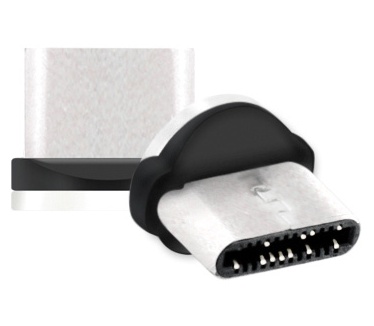 Mobiparts Magnetic USB-C to USB Cable 1.5A Dark Grey 1m