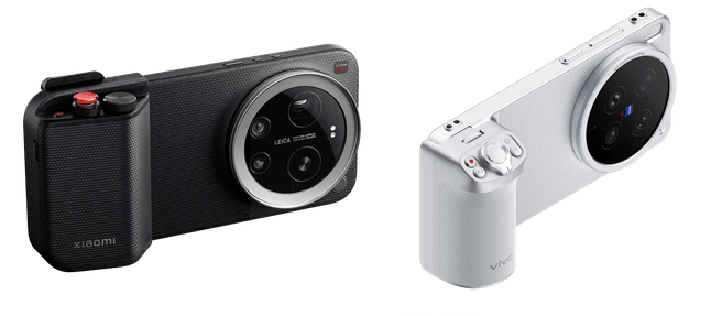 Xiaomi Photography Kit Pro (links) en Vivo Ultra Photography Kit