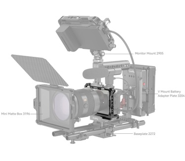 SmallRig Cage with Side Handle for Sony Alpha 7C Camera 3212B