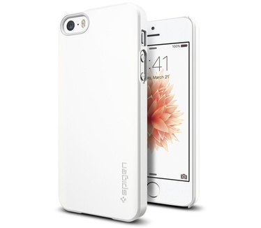 Spigen Thin Fit Apple iPhone SE Case - Shimmery White