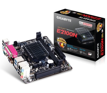Gigabyte GA-E2100N [AM1 mini-ITX AMDÂ® E1-2100 dual-core Radeon? HD 8210]