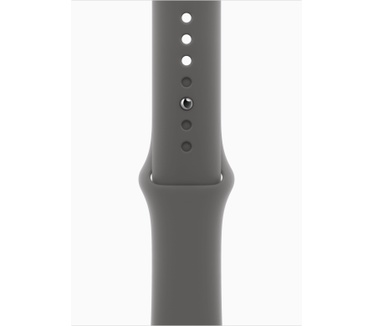 Apple Watch Series 11, 46mm, GPS + Cellular, Titanium, Sportbandje M/L, Titanium (Grijs)