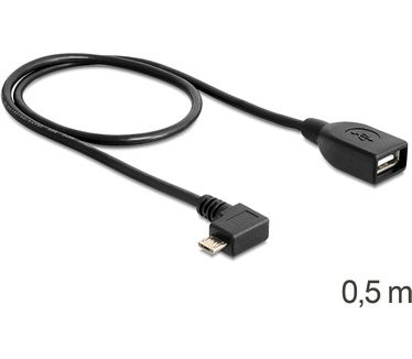 Delock USB micro-B - USB 2.0-A, 0.5m