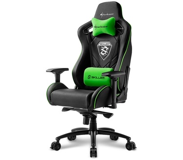 Sharkoon Skiller SGS4 Gaming Seat (Zwart/Groen)