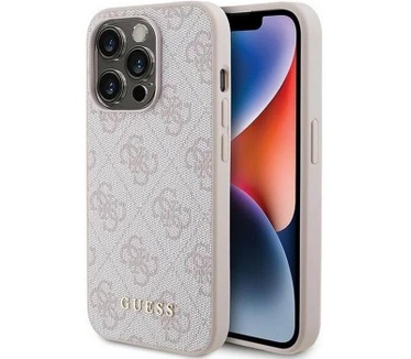 Guess 4G Back Case - Apple iPhone 15 Pro (6.1") - Roze Roze