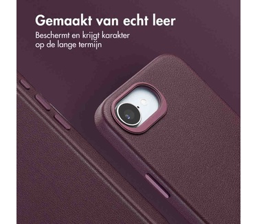 Accezz MagSafe Leather Backcover