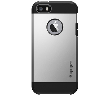 Spigen Tough Armor Apple iPhone SE Case - 041CS20251 - Satin Silver