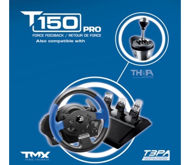 Thrustmaster T150 RS PRO Blauw, Multi-color, Zwart
