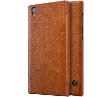 Nillkin Qin PU Leather Book Case - Sony Xperia L1 - Bruin Bruin