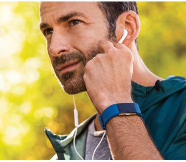 Fitbit Charge 2 - Blue/Silver (S)