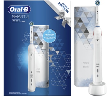 Oral-B Smart 4 -4500- Elektrische Tandenborstel Wit Powered by Braun