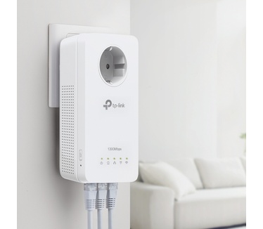 TP-Link AV1300 3-poorts Gigabit Passthrough Powerline