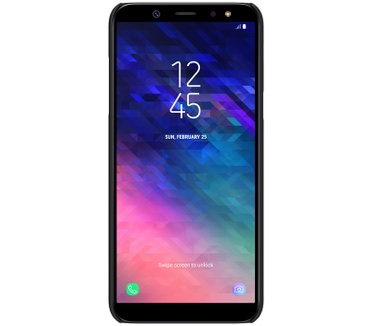 Nillkin Frosted Shield Case Samsung Galaxy A6 Plus (2018) - Zwart  Zwart