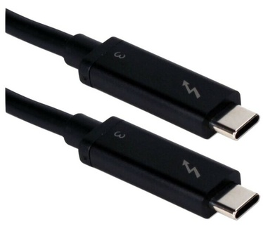 Corning Thunderbolt 3 Optical Cable, 25 m Zwart Zwart