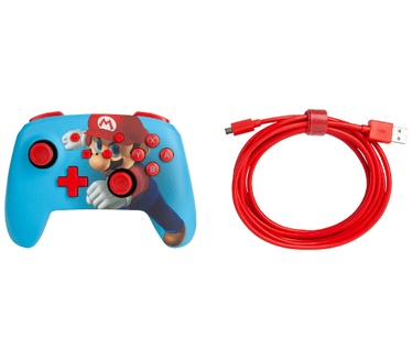 PowerA Enhanced Wired Controller For Nintendo Switch – Mario Punch