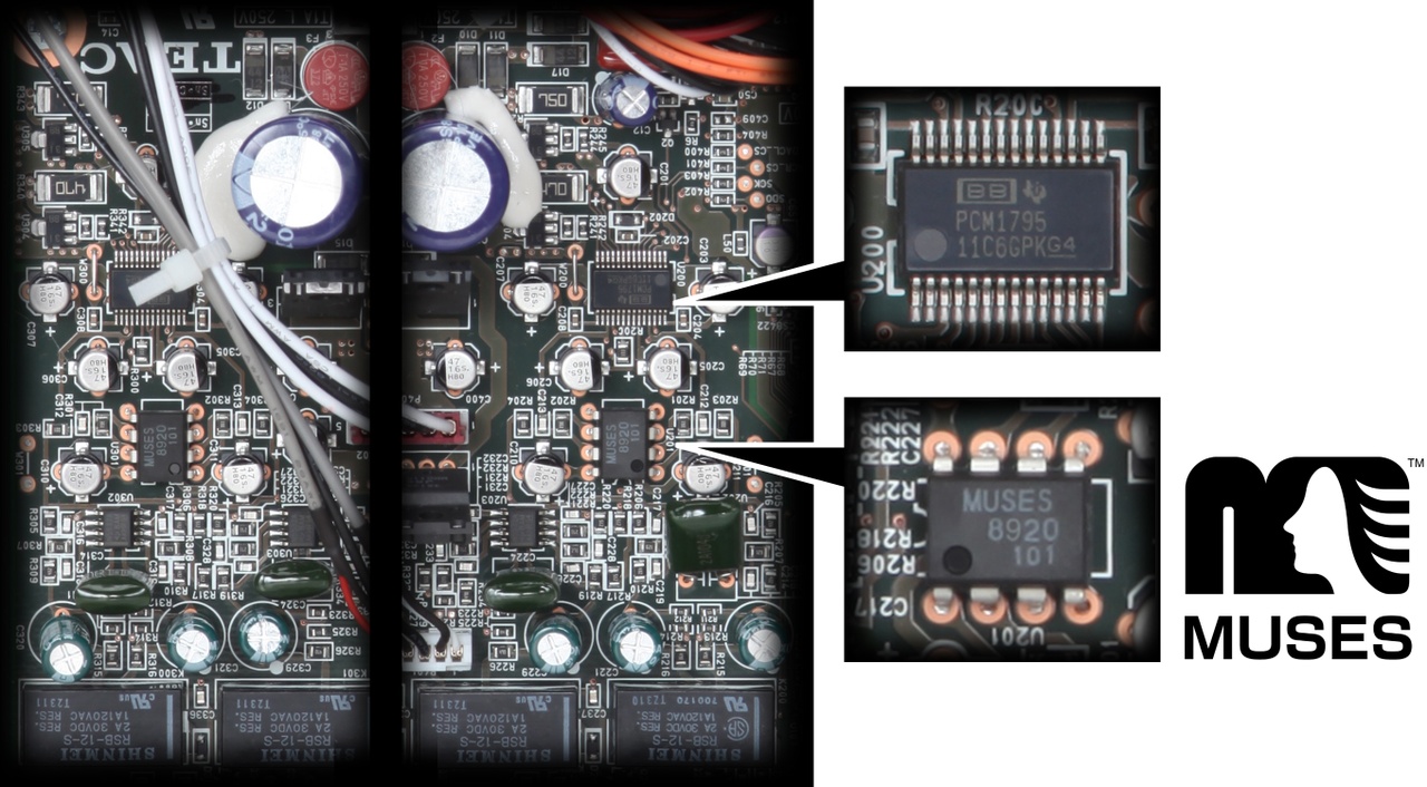 Teac UD-H01 A-sync USB Dual-Mono D/A Converter Zwart - Kenmerken
