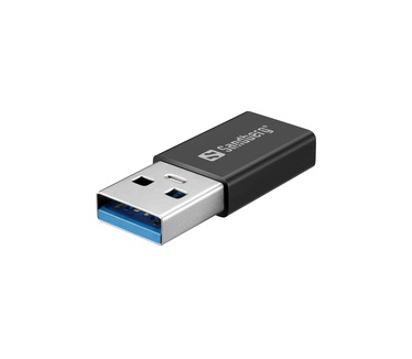 Sandberg USB-C/A DVD Burner - CD-RW - USB-C - Zwart Zwart