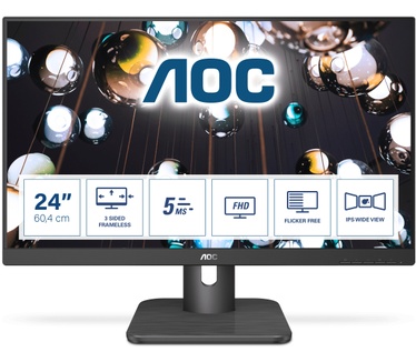 AOC 24E1Q Zwart