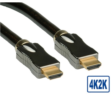 Roline HDMI Ultra HD Kabel met Ethernet, M/M 2,0m