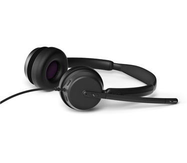 Sennheiser Tweezijdige headset, USB-C (Zwart)