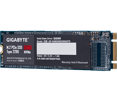 Gigabyte M.2 PCIe SSD 256GB 256GB