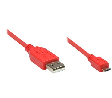 Alcasa USB A - Micro-USB B 1m