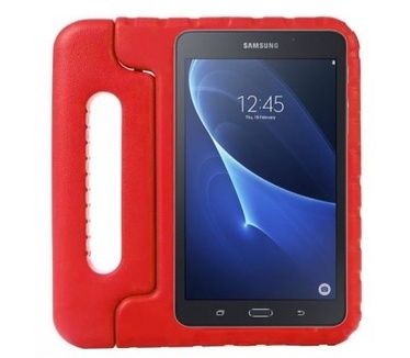 qMust Kids-proof draagbare tablet hoes Samsung Galaxy Tab A 7.0 (2016) - Red