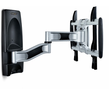 Startech.com Support Mural TV Articulé - Support Mural VESA, Support TV de 26 à 65 Pouces - Accroche TV Murale Rétractable à Profil Bas - Fixation Murale TV d'angle Ajustable (TV-WALL-MOUNT-65FS)