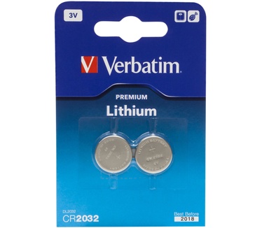 Verbatim Lithium-knoopbatterijen CR2032