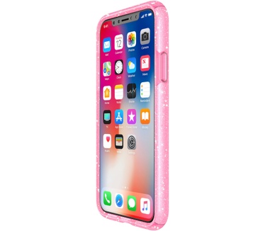 Speck Presidio Clear + Glitter iPhone XS / X (iPhone XS / X) Transparant