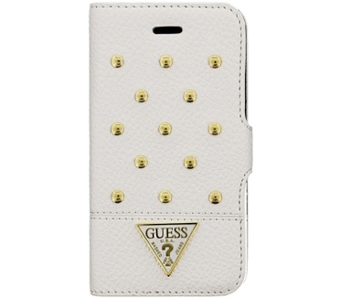 Guess Tessi Folio Book Case voor Apple iPhone 4/4S Wit
