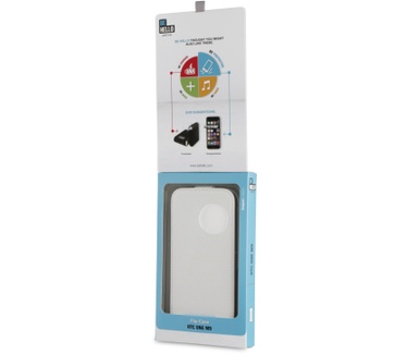 BeHello HTC One M9 Flip Case White