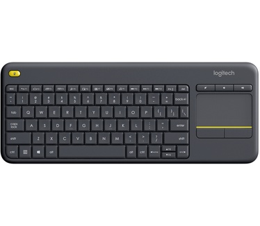 Logitech Wireless Touch K400 Plus (RU) Zwart